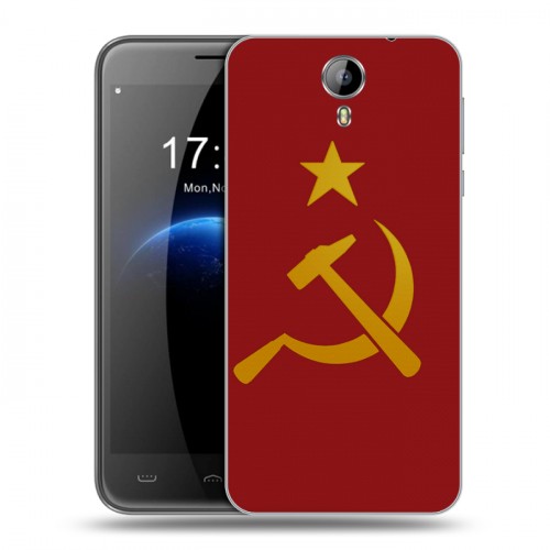 Дизайнерский силиконовый чехол для Homtom HT3 Флаг СССР