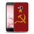 Дизайнерский силиконовый чехол для HTC U Play Флаг СССР