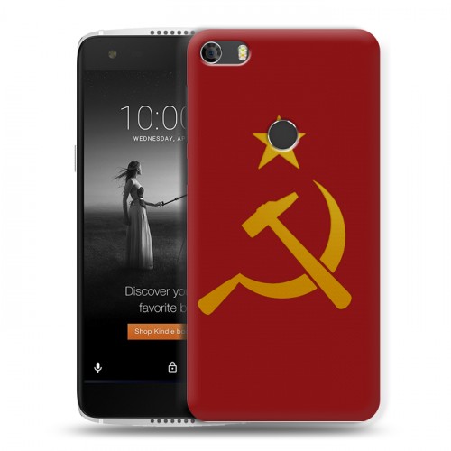 Дизайнерский силиконовый чехол для Alcatel Idol 5S Флаг СССР