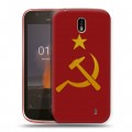 Дизайнерский пластиковый чехол для Nokia 1 Флаг СССР