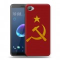 Дизайнерский пластиковый чехол для HTC Desire 12 Флаг СССР