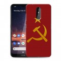 Дизайнерский силиконовый чехол для Nokia 3.2 Флаг СССР