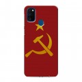 Дизайнерский силиконовый чехол для Samsung Galaxy M30s Флаг СССР