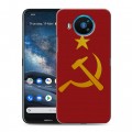 Дизайнерский силиконовый чехол для Nokia 8.3 Флаг СССР