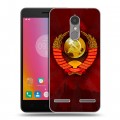 Дизайнерский силиконовый чехол для Lenovo K6 Флаг СССР