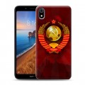 Дизайнерский пластиковый чехол для Xiaomi RedMi 7A Флаг СССР