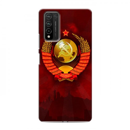 Дизайнерский пластиковый чехол для Huawei Honor 10X Lite Флаг СССР