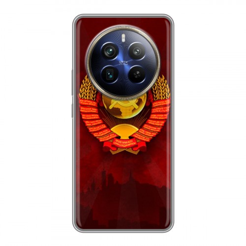 Дизайнерский пластиковый чехол для Realme 12 Plus 5G Флаг СССР