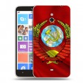 Дизайнерский пластиковый чехол для Nokia Lumia 1320 Флаг СССР