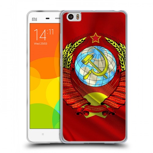Дизайнерский пластиковый чехол для Xiaomi Mi Note Флаг СССР