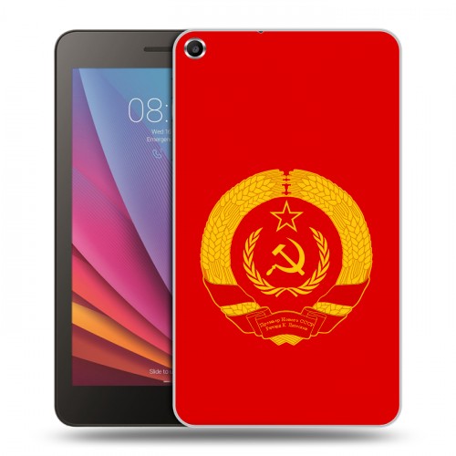 Дизайнерский силиконовый чехол для Huawei MediaPad T1 7.0 Флаг СССР