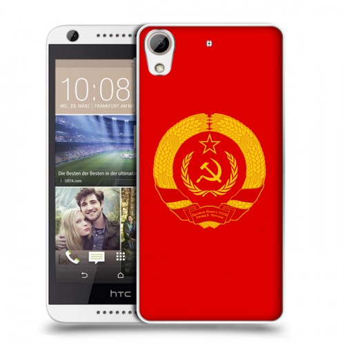 Дизайнерский силиконовый чехол для HTC Desire 626 Флаг СССР