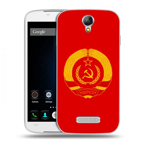 Дизайнерский силиконовый чехол для Doogee X6 Флаг СССР