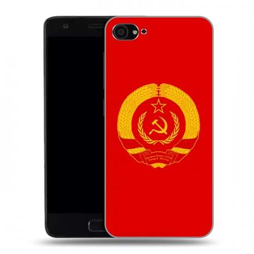Дизайнерский силиконовый чехол для ZUK Z2 Флаг СССР