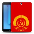 Дизайнерский силиконовый чехол для Samsung Galaxy Tab S3 Флаг СССР
