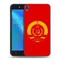 Дизайнерский пластиковый чехол для Asus ZenFone Live Флаг СССР