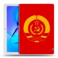 Дизайнерский силиконовый чехол для Huawei MediaPad T3 10 Флаг СССР