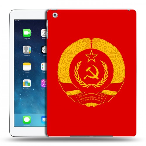 Дизайнерский силиконовый чехол для Ipad Air Флаг СССР