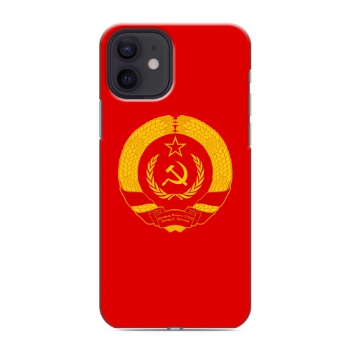 Дизайнерский силиконовый чехол для Iphone 12 Флаг СССР