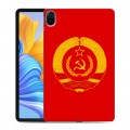 Дизайнерский силиконовый чехол для Huawei Honor Pad 8 Флаг СССР