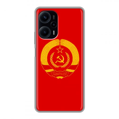 Дизайнерский пластиковый чехол для XIaomi Poco F5 Флаг СССР