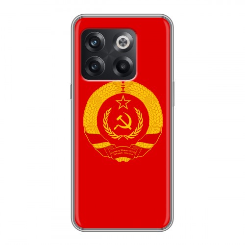 Дизайнерский пластиковый чехол для OnePlus 10T Флаг СССР