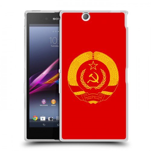 Дизайнерский пластиковый чехол для Sony Xperia Z Ultra  Флаг СССР