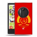 Дизайнерский силиконовый чехол для Nokia Lumia 1020 Флаг СССР