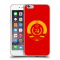 Дизайнерский силиконовый чехол для Iphone 6 Plus/6s Plus Флаг СССР