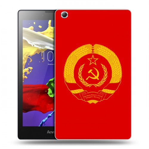 Дизайнерский силиконовый чехол для Lenovo Tab 2 A8 Флаг СССР