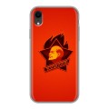 Дизайнерский силиконовый чехол для Iphone Xr Флаг СССР