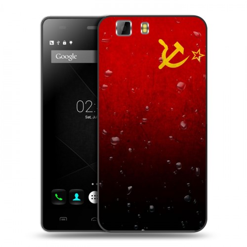 Дизайнерский пластиковый чехол для Doogee X5 Флаг СССР