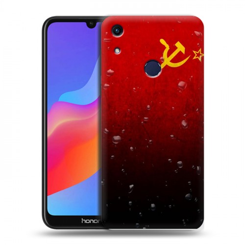 Дизайнерский пластиковый чехол для Huawei Honor 8A Флаг СССР