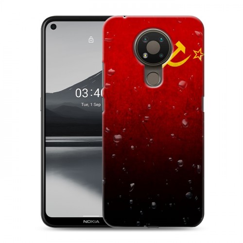 Дизайнерский силиконовый чехол для Nokia 3.4 Флаг СССР