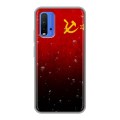 Дизайнерский силиконовый чехол для Xiaomi RedMi 9T Флаг СССР