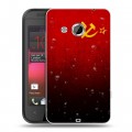 Дизайнерский пластиковый чехол для HTC Desire 200 Флаг СССР