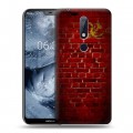 Дизайнерский силиконовый чехол для Nokia 6.1 Plus Флаг СССР