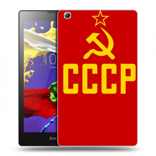 Дизайнерский силиконовый чехол для Lenovo Tab 3 7 Essential Флаг СССР