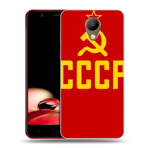 Дизайнерский пластиковый чехол для Elephone P8 Флаг СССР
