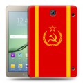Дизайнерский силиконовый чехол для Samsung Galaxy Tab S2 8.0 Флаг СССР