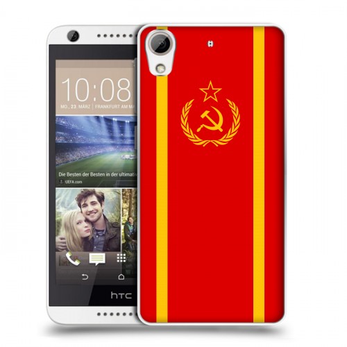 Дизайнерский силиконовый чехол для HTC Desire 626 Флаг СССР