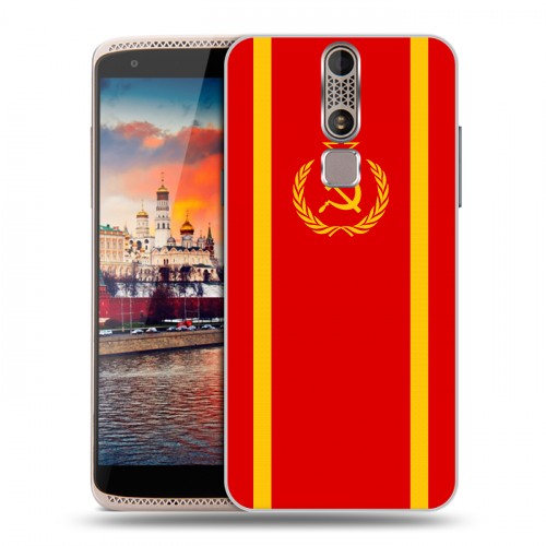 Дизайнерский силиконовый чехол для ZTE Axon Mini Флаг СССР