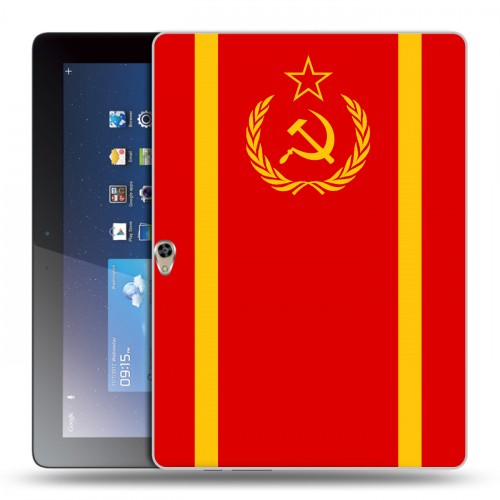 Дизайнерский пластиковый чехол для Huawei MediaPad M2 10 Флаг СССР