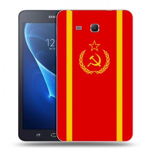 Дизайнерский силиконовый чехол для Samsung Galaxy Tab A 7 (2016) Флаг СССР
