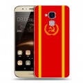 Дизайнерский пластиковый чехол для Huawei Honor 5C Флаг СССР