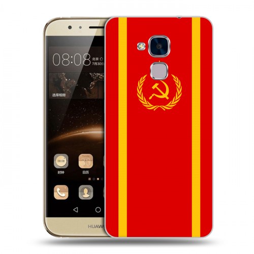 Дизайнерский пластиковый чехол для Huawei Honor 5C Флаг СССР