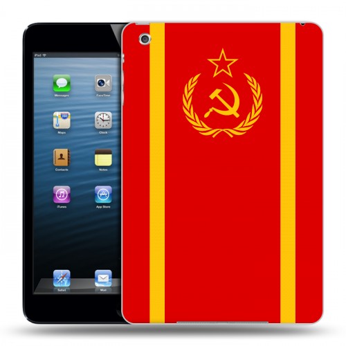 Дизайнерский пластиковый чехол для Ipad Mini Флаг СССР