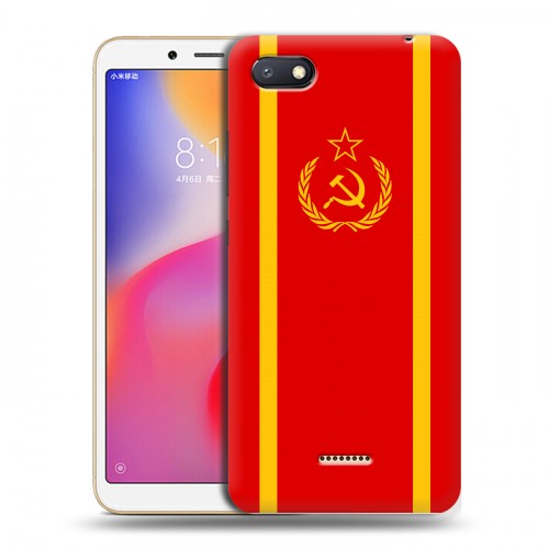 Дизайнерский пластиковый чехол для Xiaomi RedMi 6A Флаг СССР