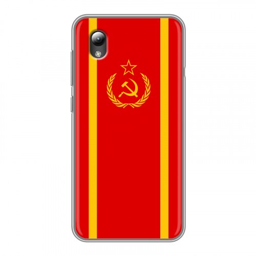 Дизайнерский пластиковый чехол для ZTE Blade A3 (2019) Флаг СССР