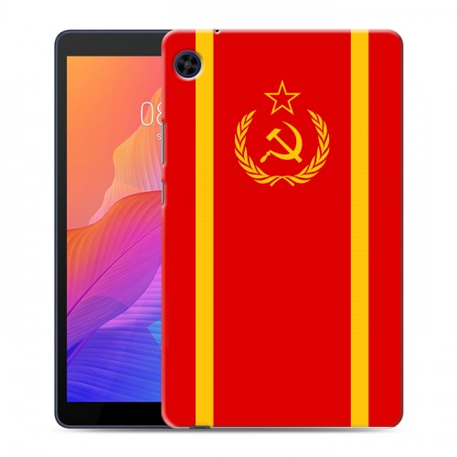 Дизайнерский силиконовый чехол для Huawei MatePad T8 Флаг СССР